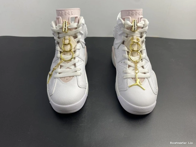 Bmlin shoes Gold Jordan Air (W) 6 DH9696-100 Retro Hoops 0812